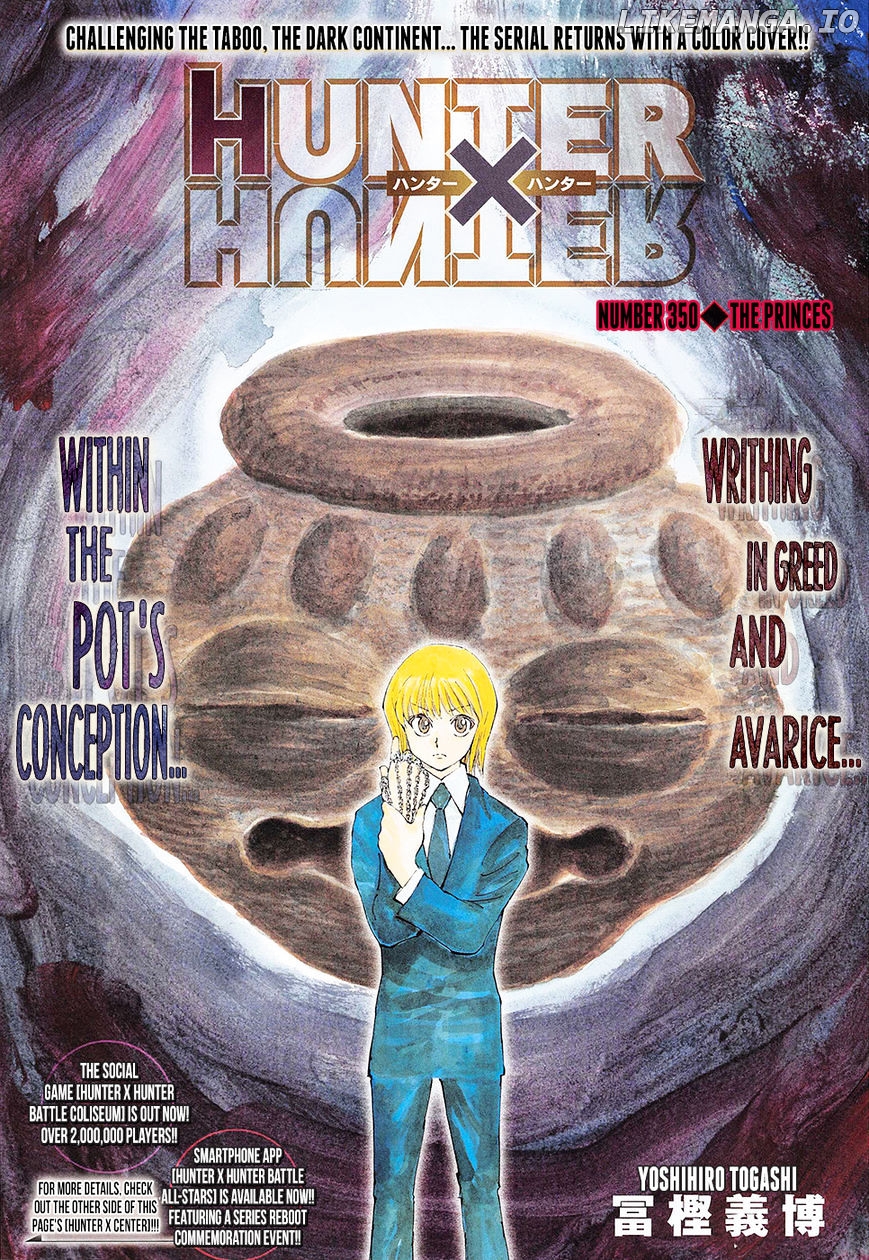 Hunter x Hunter, Chapter 350 image 01